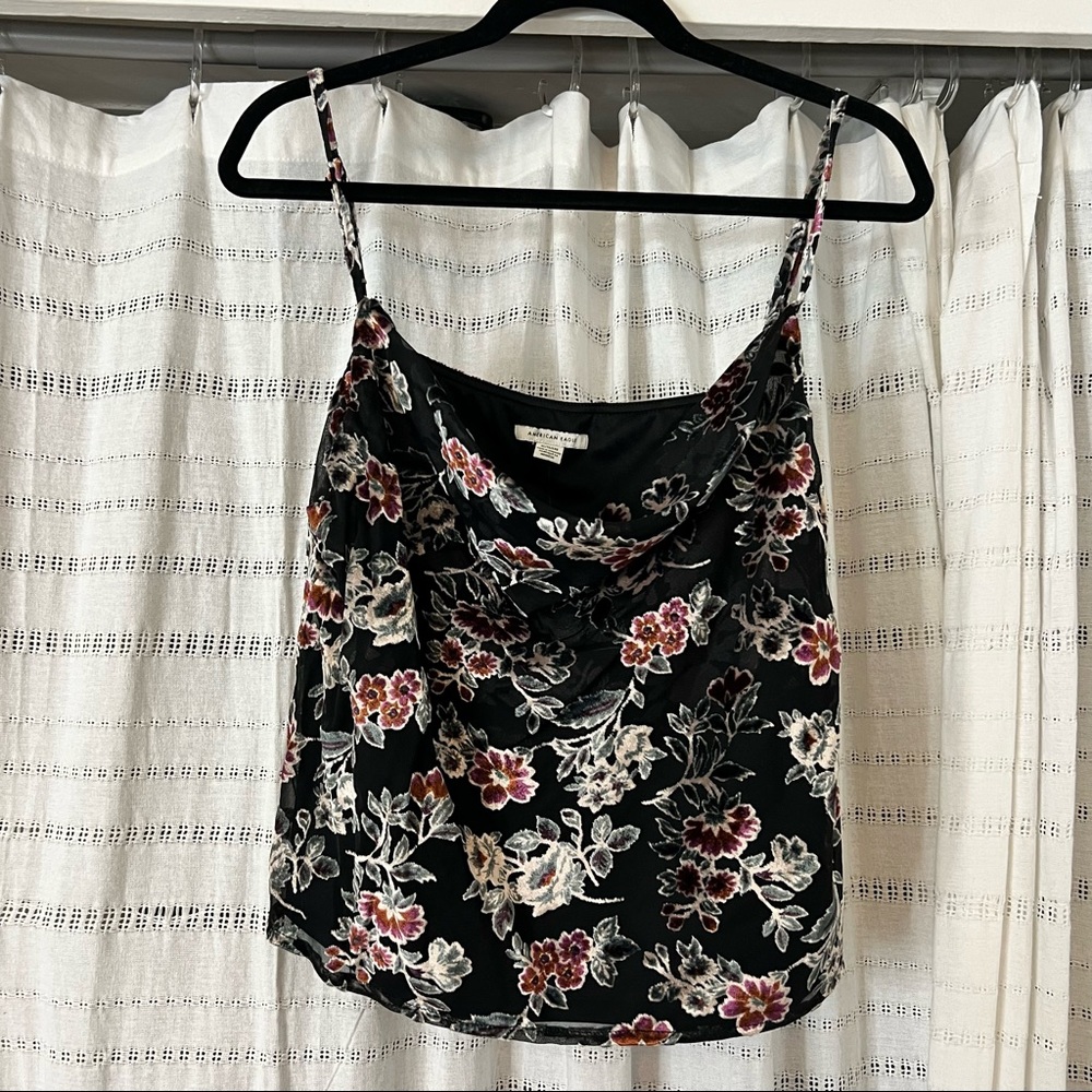 American Eagle Floral Tank Blouse NWT